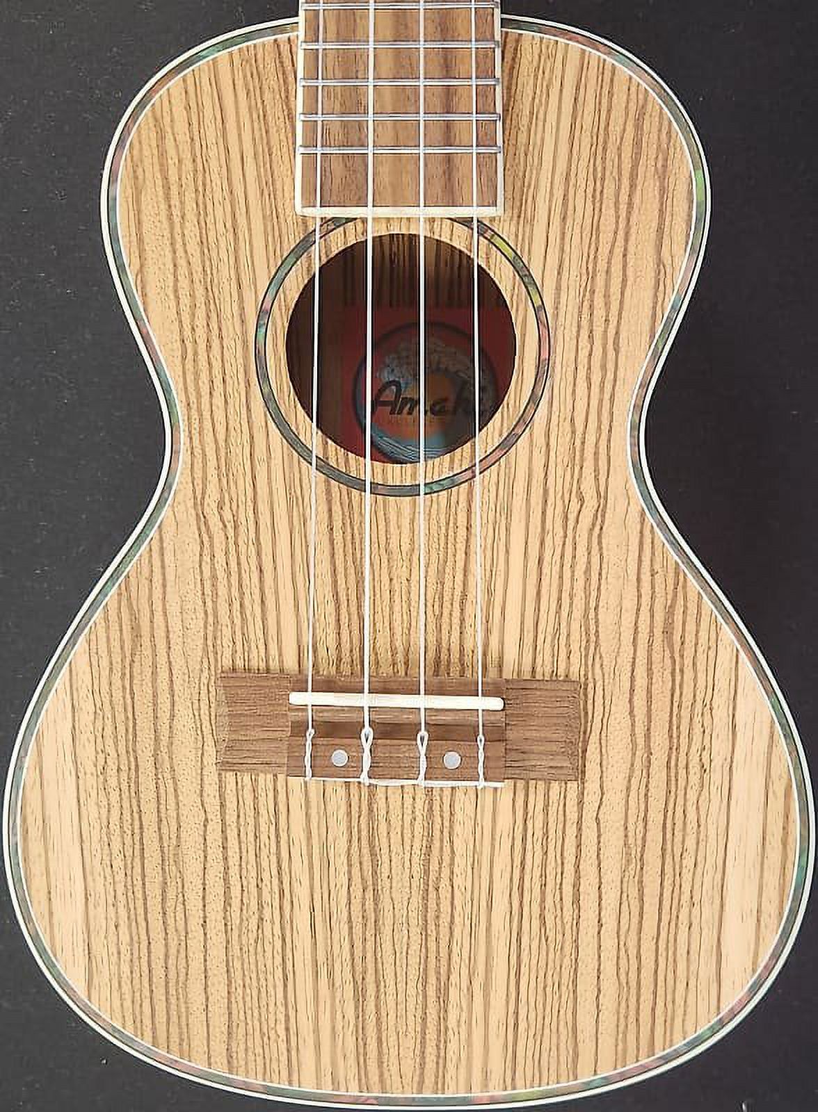 Amahi Classic Series Concert Ukulele, Zebrawood
