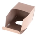 thumbnail image 4 of 50x Caja de de papel Kraft Caja de ventana de corazones marrones, 4 of 9