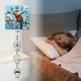 thumbnail image 4 of Square Wall Clock,Kingfisher Bird Sitting On Cherry Blossom Branch,Silent Non-Ticking Wall Clock Decor for Home Office Kitchen Living Room Bedroom(14inch), 4 of 4