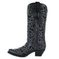 thumbnail image 3 of CORRAL Adult Female Inlay Embroidery & Studs Black Boots, Size: 5.5, Width: M, 3 of 5