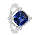 thumbnail image 4 of AoneJewelry 10K Tanzanite and Diamond Ring 2.85 Carat In Solid Rose, White & Yellow Gold, 4 of 5