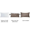 thumbnail image 5 of Home Soft Things Textured Velvet 2 Piece Pillow Shell Set - Raindrum - 14" x 26", 5 of 5