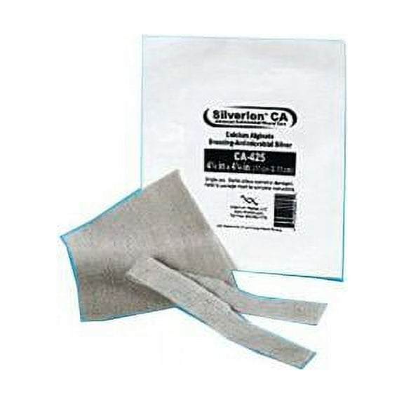 Silverlon Antimicrobial Silver Calcium Alginate Dressing 3/4" X 12" Rope Part No. Ca-7512 (1/ea)