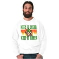 thumbnail image 5 of Woodsy Owl Keep it Clean and Green Sweatshirt for Men or Women Brisco Brands X, 5 of 6