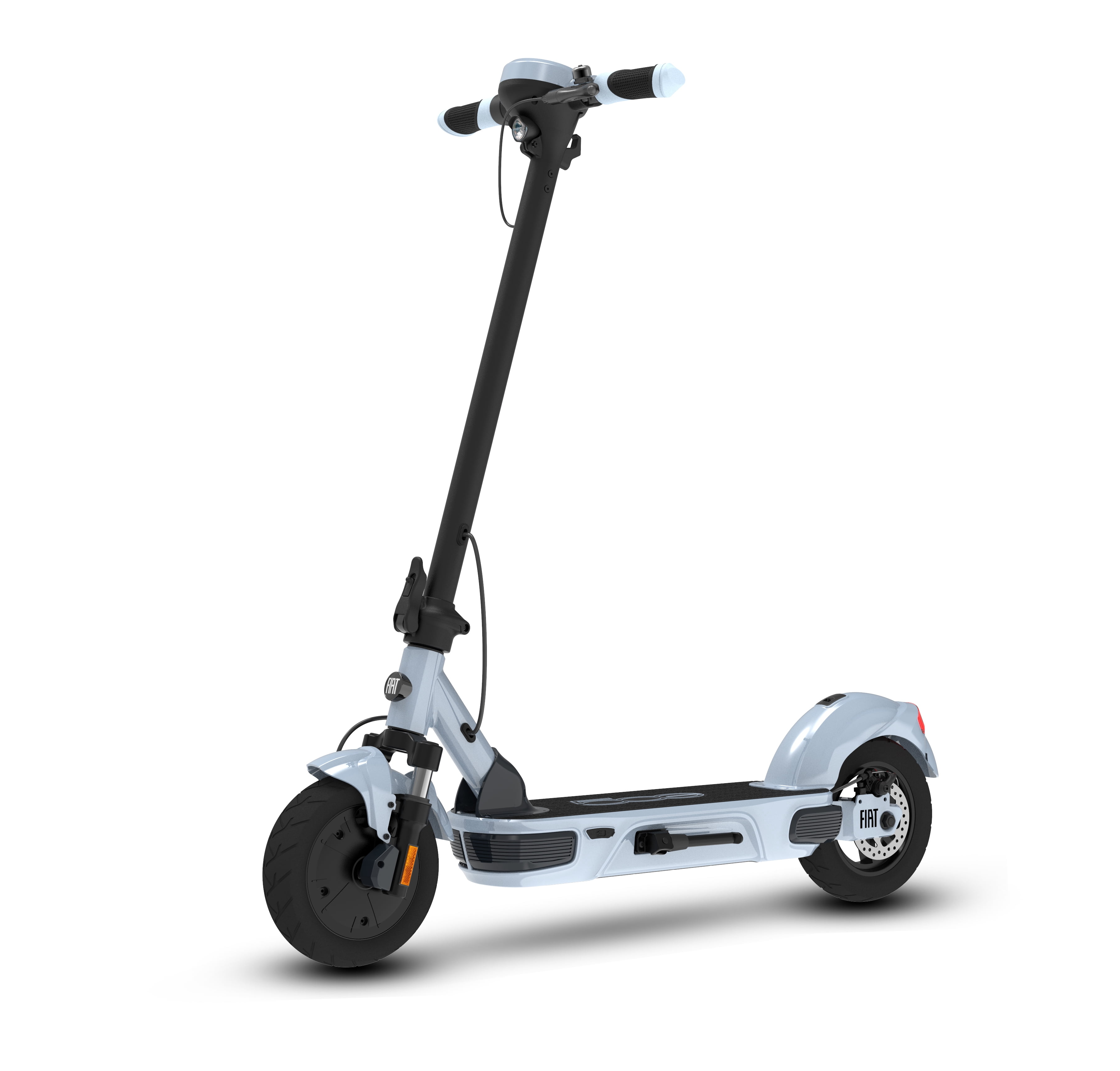 Fiat 500W Electric Scooter, Foldable Scooter for Adults with 10” Tubeless Tires, Blue