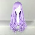 thumbnail image 2 of Unique Bargains Wigs for Women 28" Purple Curly Wig with Wig Cap Synthetic Fibre, 2 of 6