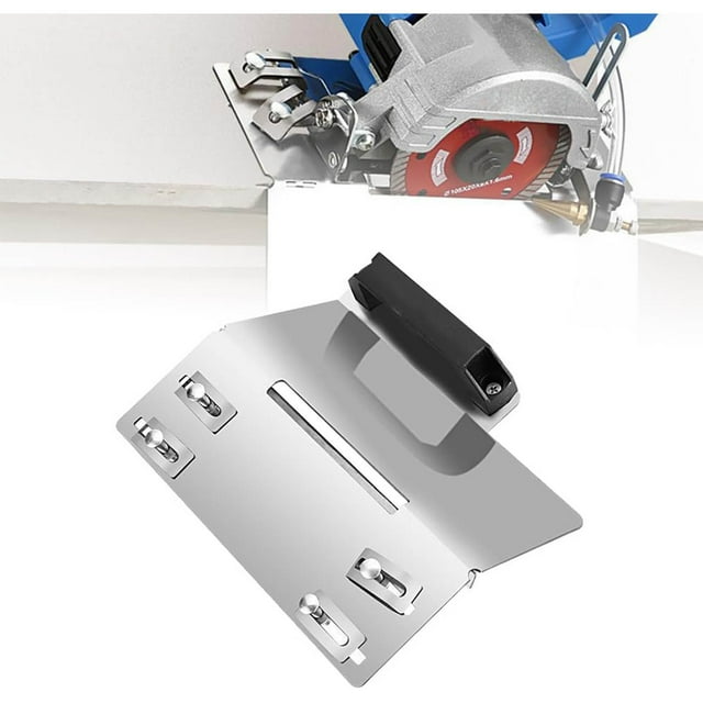 Precision Tool Bag for Tile Cutting Angle Grinder Support Stand Durable Metal Construction for 45 Cuts Stability and Performance