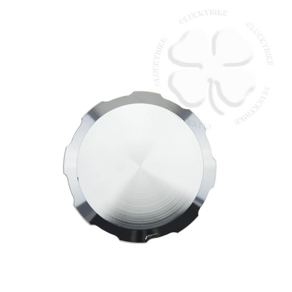 52mm CNC Reservoir Cap Chrome For Yamaha YZF R1 04-14 R6 Lid Fluid Brake Clutch