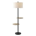thumbnail image 4 of SAFAVIEH Kelsen 62 in. H 2-Shelf Floor Lamp, Matte Black, 4 of 6