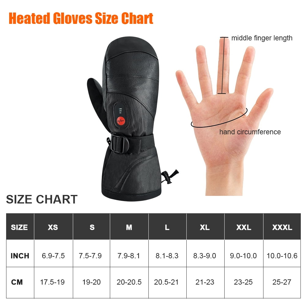 Savior Heat Waterproof Men Women electric Heated Gloves for Motorcycle Riding Cycling Fishing Ski Hiking 3 Temperature Setting Levels Touchscreen Hand Warmer |2 Pack Rechargeable 7.4V 2200mAh Battery