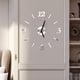 thumbnail image 5 of Reloj mural luminoso DIY a la moda para diseño para el salón, pegatinas de reloj europeas, relojes con espejo acrílico, reloj de cuarzo decorativo para el hogar, 5 of 5