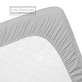 thumbnail image 3 of Clara Clark Premier 1800 Microfiber Collection 3-Line Bed Sheet Set, Cal King Size, Silver Gray, 3 of 7