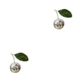thumbnail image 4 of Inteprter Cherry Disco Balls Modern Mushroom Kawaii Iluminación de doble espejo Círculo de vidrio simulado Decoración para el hogar para Bar Type2 NO2, 4 of 6