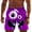 Purple, variant on FUZHIQ Mens Swim Trunks 2xl Big and Tall Retro Athletic Tropical Print Quick Dry Beach Swimming Shorts with Pockets Anti-Chafe Swimwear Bathing Suits,L