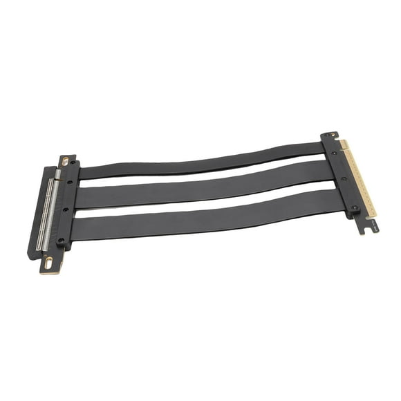 PCIE 5.0 X16 Riser Cable, Gen 5 GPU Graphics Card Extension Cable, 128GBs Speed, Compatible with PCIE 4.0 and WRX80, 90E RTX4090, 5090, RX8900, RX7900XTX