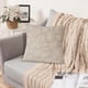 thumbnail image 4 of Lunxisen 4 Pcs Pillow,Handmade Throw Pillows,Smooth Leather Decorative Pillows for Home Decor Bedroom Living Room Couch Bed Sofa, 4 of 6