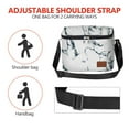 thumbnail image 6 of Aosbos Lunch Box for Women Men Insulated Lunch Bag Cooler Bags with Shoulder Strap Marble, 6 of 7