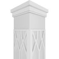 thumbnail image 4 of Ekena Millwork 8"W x 8'H Craftsman Classic Square Non-Tapered Riviera Fretwork Column w/ Prairie Capital & Prairie Base, 4 of 8