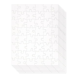  20 Sheets Blank Sublimation Jigsaw Puzzle Blank White Puzzle  DIY Heat Press Transfer Puzzle Sublimation Custom Jigsaw Puzzle for Sublimation  Blank Heat Press Puzzles (A5-48 Style) : Arts, Crafts & Sewing