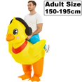 thumbnail image 1 of Disfraces inflables de pato, vaquero, caballo, mascota de Anime, juego de rol de lujo, fiesta de Halloween, disfraces de Cosplay, trajes de vestido para adultos, 1 of 4
