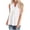 White, variant on Idoravan Tank Tops for Women Women Casual Sleeveless V-Neck Loose Solid Pullover Fashion Blouse Tank Tops