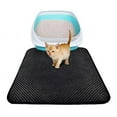 thumbnail image 3 of Esterilla de arena para gatos de doble capa, almohadillas impermeables, caja de arena para gatos, alfombrilla de limpieza para casa, suministros para mascotas, 3 of 4