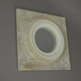 thumbnail image 4 of Natural Wood Framed Porthole Style Wall Mirror 12 Inches Square, 4 of 5