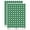 Dark Green, variant on Baseball Player Pitcher Winding Up Round Sticker Set - Light Blue - Matte Finish - 0.50" Size
