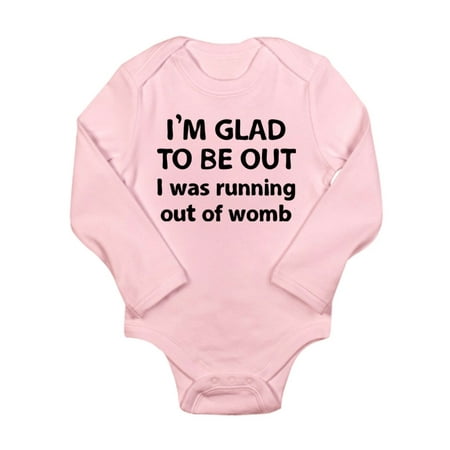 

CafePress - Running Out Of Womb Body Suit - Long Sleeve Infant Bodysuit