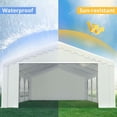 thumbnail image 5 of PEAKTOP OUTDOOR 20'X20' Party Tent Heavy Duty Wedding Tent Outdoor Event Canopy with Carry Bags White, 5 of 8