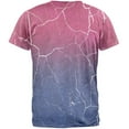 thumbnail image 2 of Distressed Bi-Sexual Gradient Flag Mens T Shirt Heather White X-LG, 2 of 2