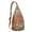 Orange-21, variant on Meditation Mandala Sling Backpack&nbsp;- Spiritual Zen Design Crossbody Bag, Multi-Compartment Organization