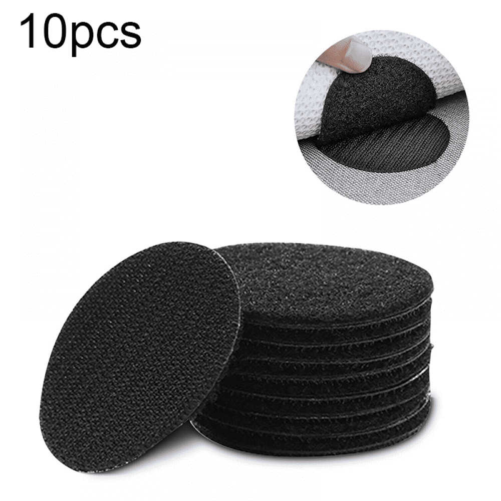 QIFEI Double Sided Sticky Pads, 10Pcs Sticky Double Sided Adhesive Pads,  Strong Double Sided PVC Pads, Double Sided Stickers for Holding Soundproof  Pads Picture Light Hooks 