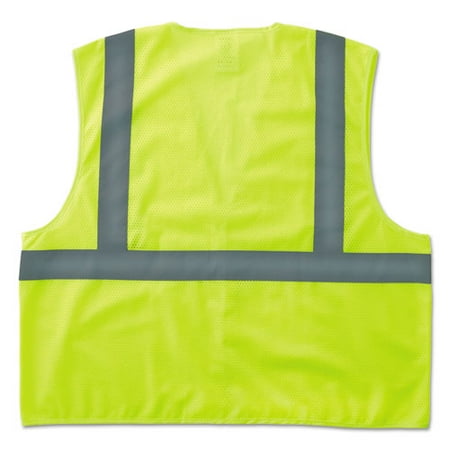 

GloWear 8205HL Type R Class 2 Super Econo Mesh Safety Vest 4X-Large to 5X-Large Lime | Bundle of 2 Each