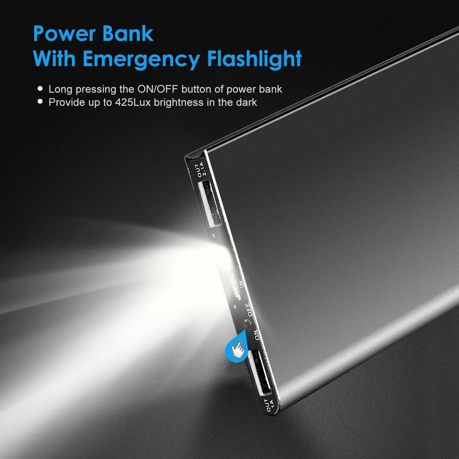 2PCS 20000mAh Power Bank for Heated Vest Jacket Blanket USB Charger Battery Pack