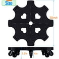 thumbnail image 2 of 20 Inch Plant Caddy with Wheels Heavy Duty Outdoor,Indoor Rolling Plant Stand with 3inch Casters Black Heart Shaped Plant Dolly Large Potted Planter Cart for Big Flowerpots Plants Pots, 2 of 9