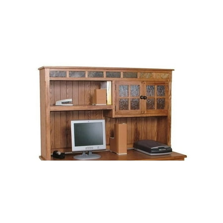 Sunny Designs Sedona Computer Desk Hutch In Rustic Oak