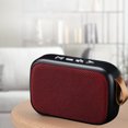 thumbnail image 4 of SUSUchens - Minialtavoz portátil G2 6D Bass, inalámbrico, compatible con Bluetooth 4.2, con conector USB para tarjeta TF, subwoofer para interior y exterior, color gris plateado, 4 of 8