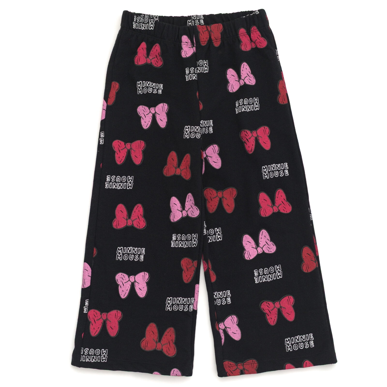 Disney Minnie Mouse Fleece Pullover Sweatshirt and Pants Outfit Set Logo Toddler to Big Kid
