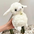 thumbnail image 2 of Lindo animal kawaii oveja blanca muñecas peluche cordero juguete niña peluche suave muñeca cojín sofá almohada regalos navidad regalo cumpleaños, 2 of 5