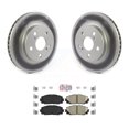 thumbnail image 1 of Transit Auto Front Coated Disc Brake Rotors and Ceramic Pads Kit for Car Toyota Corolla Prius Prime AWD-e KGA-101052, 1 of 11