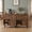 Rustic Brown, variant on Costway 1/2 PCS 31" Sideboard Credenza Buffet Cabinet with Storage & 2 Open Compartments White