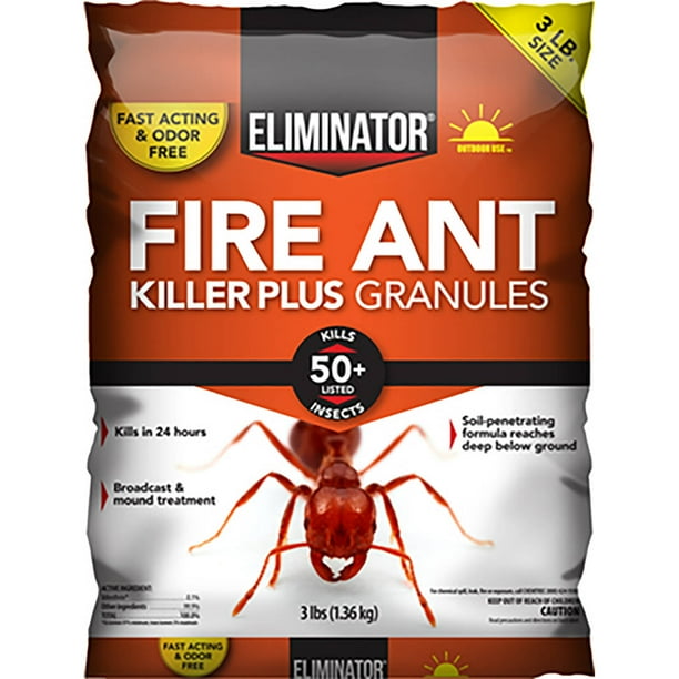 Eliminator Fire Ant Killer Plus Granules, 3 lbs.