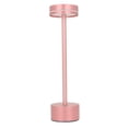 thumbnail image 4 of Lámpara de mesa inalámbrica Lámpara de escritorio LED recargable con atenuación de 3 colores y control táctil para el hogar, dormitorio, oficina, oro rosa, 4 of 10