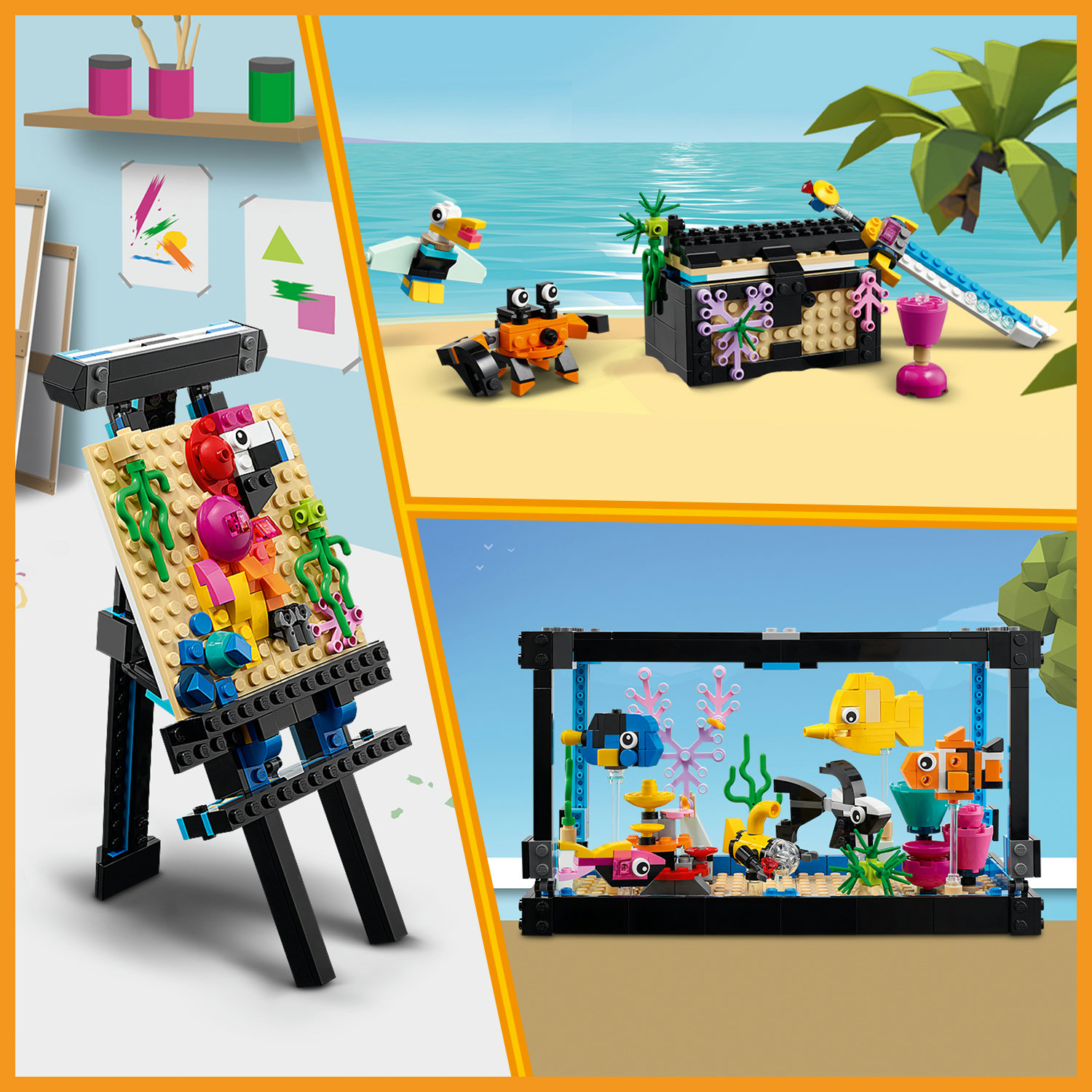 LEGO Creator 3in1 Fish Tank 31122 BuildingToy; Great Gift for Kids (352 Pieces) - image 11 of 11