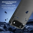thumbnail image 3 of Entronix Heavy Duty Case Designed for iPhone 17 Air, Triple Layer Protection Shockproof Dropproof Dustproof Anti-Scratch Phone, Black, 3 of 5