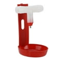 thumbnail image 1 of Juego de 10 vasos para beber para pollos, bebedero automático para tetina para aves de corral, taza colgante, accesorios para granja (bebedor de bolas de acero de tres vías), 1 of 8