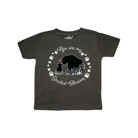 

Inktastic You are my Greatest Blessing with Bear Family Gift Toddler Boy or Toddler Girl T-Shirt