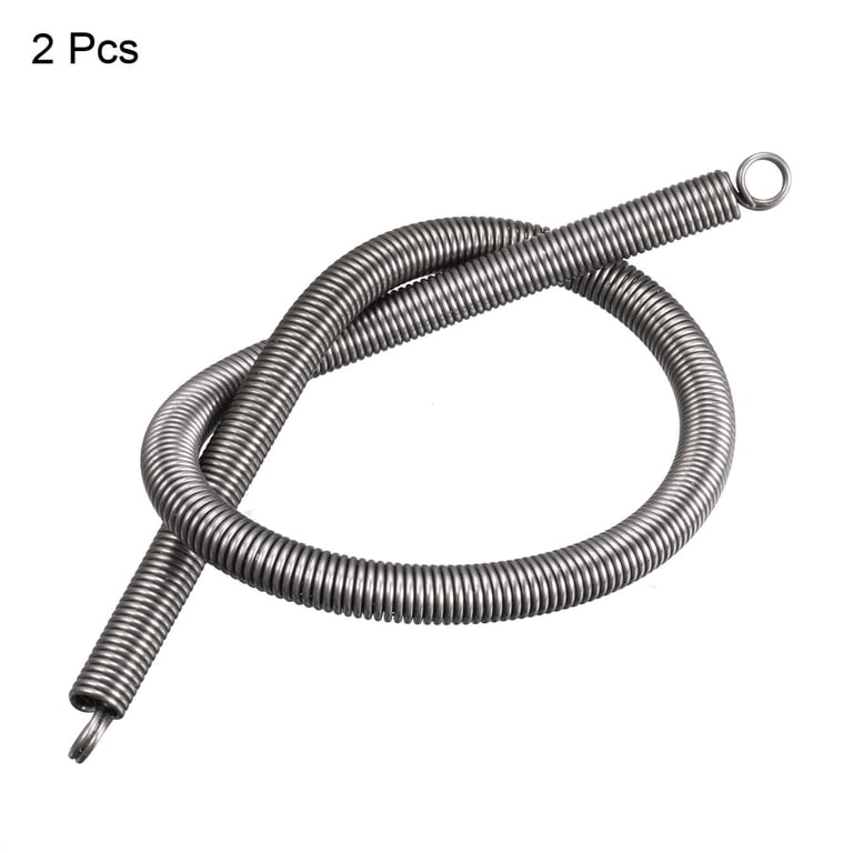 Ressort De Traction 1,2 Mm X 14 Mm X 300 Mm – Acier Manganèse – Lot De 2 Noir – Uxcell