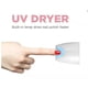 thumbnail image 4 of Electric Manicure and Pedicure File Set with Stand (White, Rechargeable) - Complete Portable Nail Drill System, 4 of 5